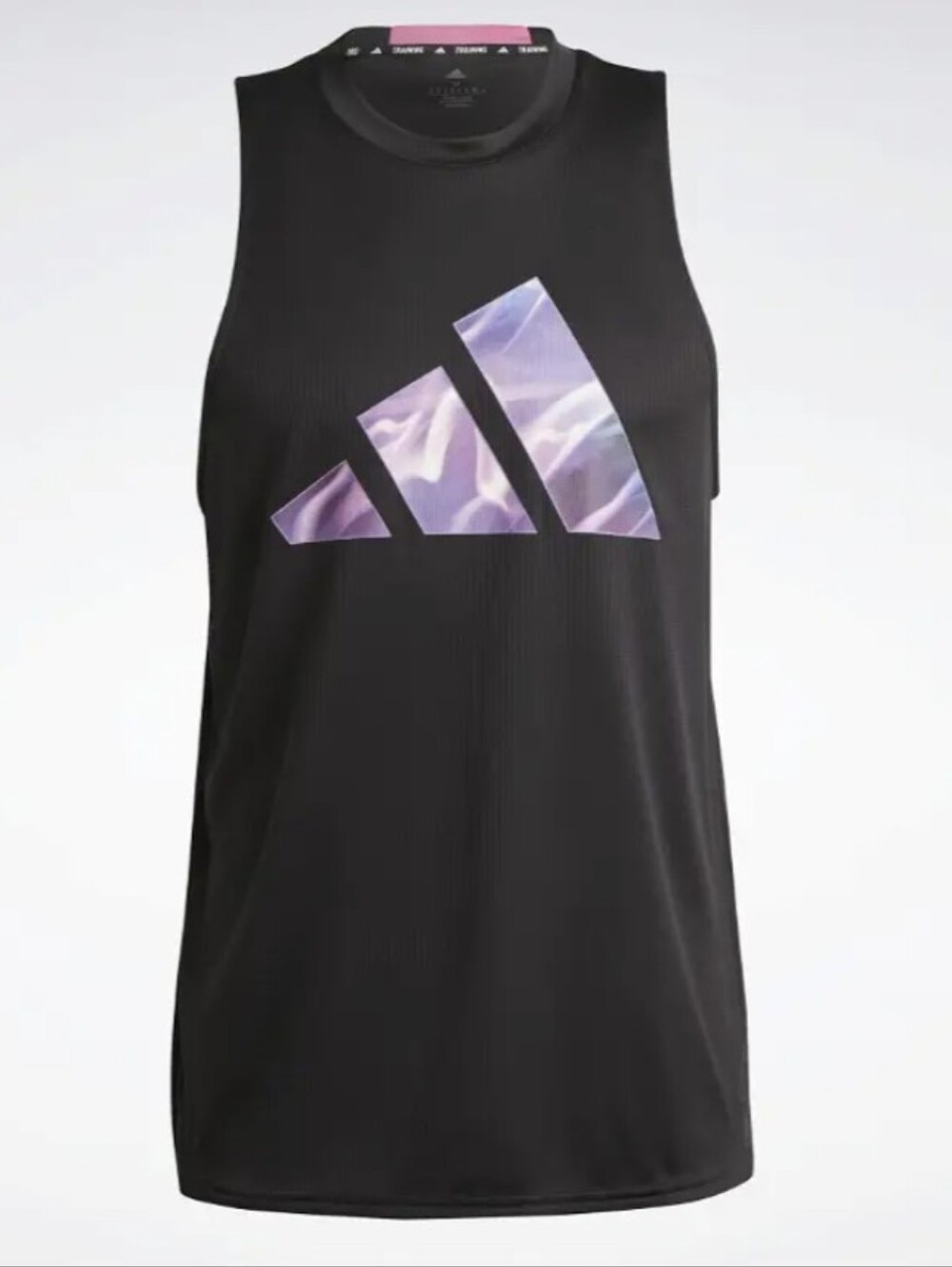 New Adidas Unisex Training Tank Light Cool AEROREADY Black Purple & Pink Sz 3x